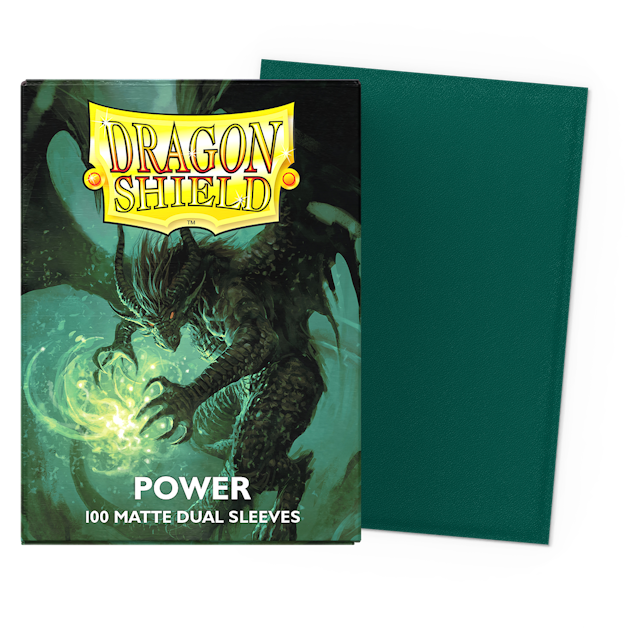 Dragon Shield Standard Size Dual Matte Sleeves - Power (100 Sleeves)