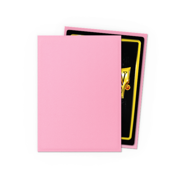 Dragon Shield Standard Size Matte Sleeves - Pink (100 Sleeves)
