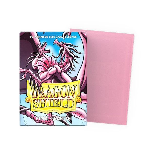 Dragon Shield Small Sleeves - Matte Pink (60 Sleeves)