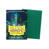 Dragon Shield Japanese Size Matte Sleeves - Jade (60 Sleeves)