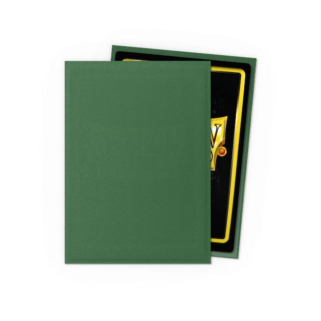 Dragon Shield Standard Size Matte Sleeves - Forest Green (100 Sleeves)