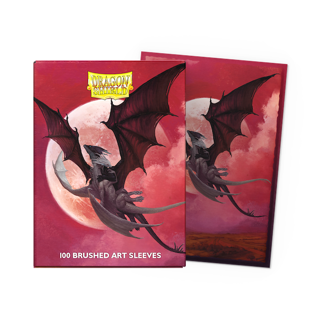 Dragon Shield Brushed Art Sleeves - Valentines 2024 (100 Sleeves)