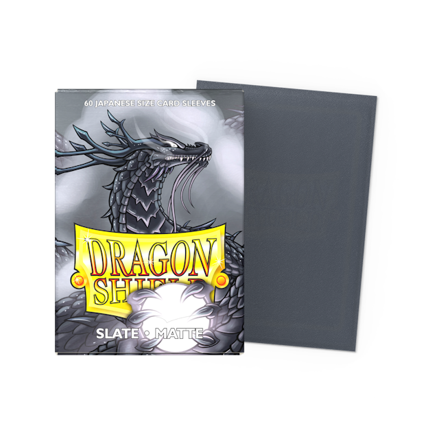 Dragon Shield Small Sleeves - Matte Slate (60 Sleeves)