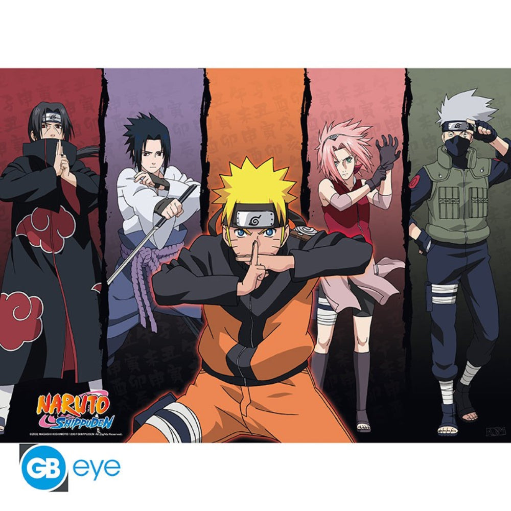 Naruto Shippuden - Set 2 Posters Chibi 52x38 - Groups