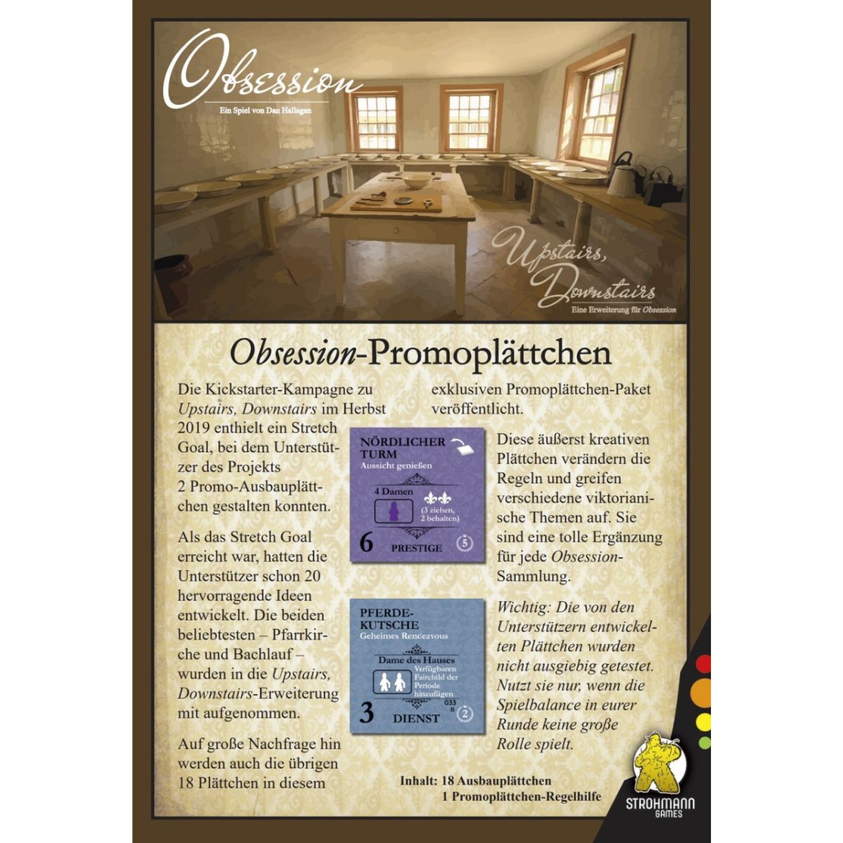 Obsession – Promo Plättchen