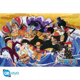 ONE PIECE - Poster Maxi 91.5x61 - The crew versus Kaido