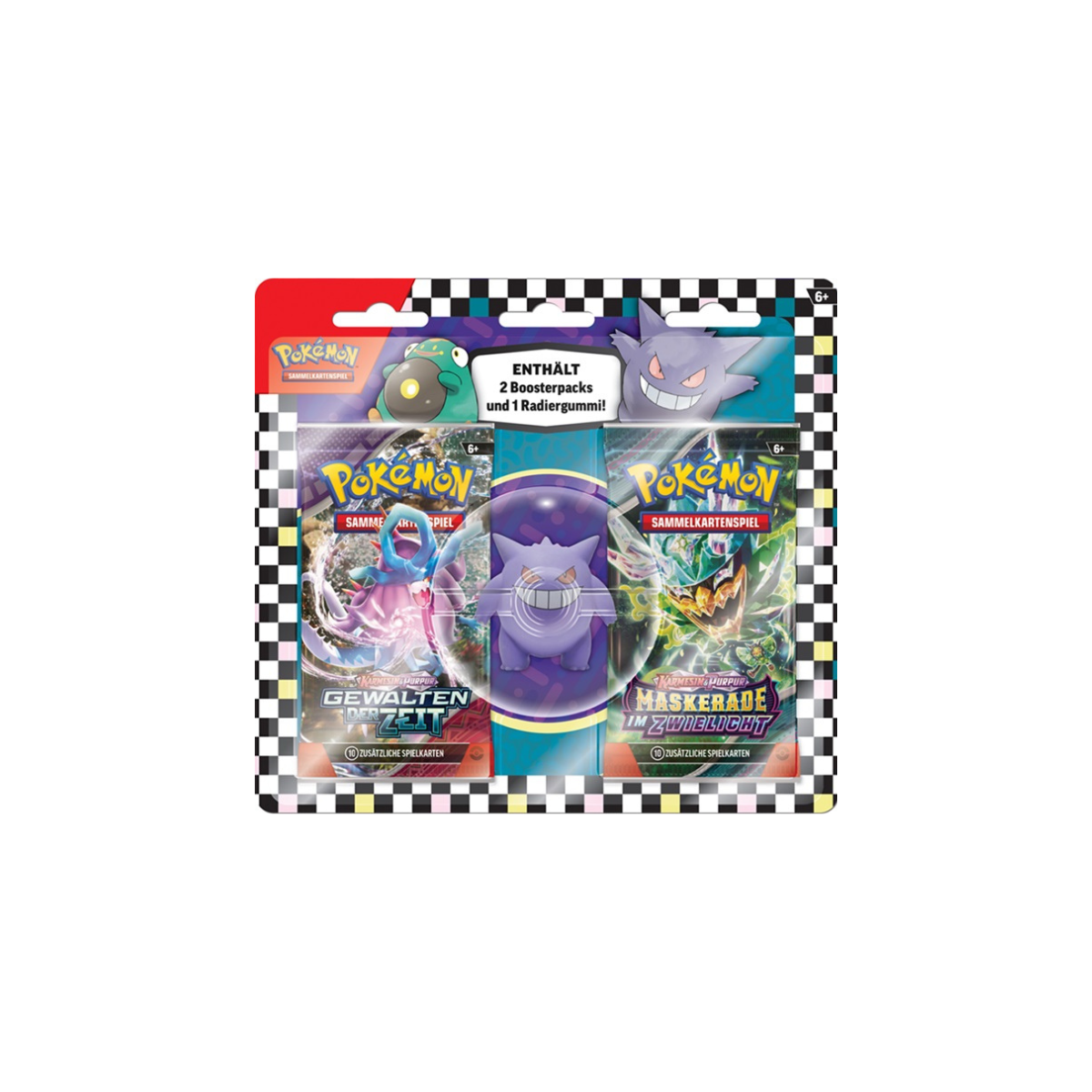 Pokémon Back to School 2024 Eraser Blister Gengar - DE