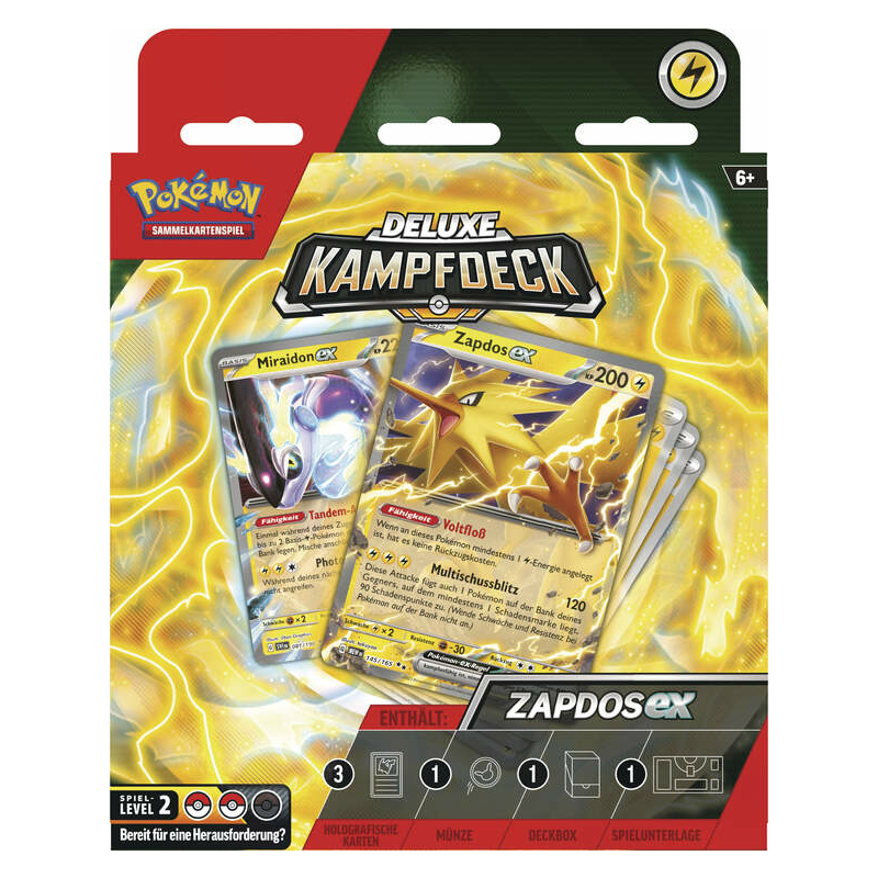 Pokémon - Deluxe Kampfdeck - Zapdos ex - DE