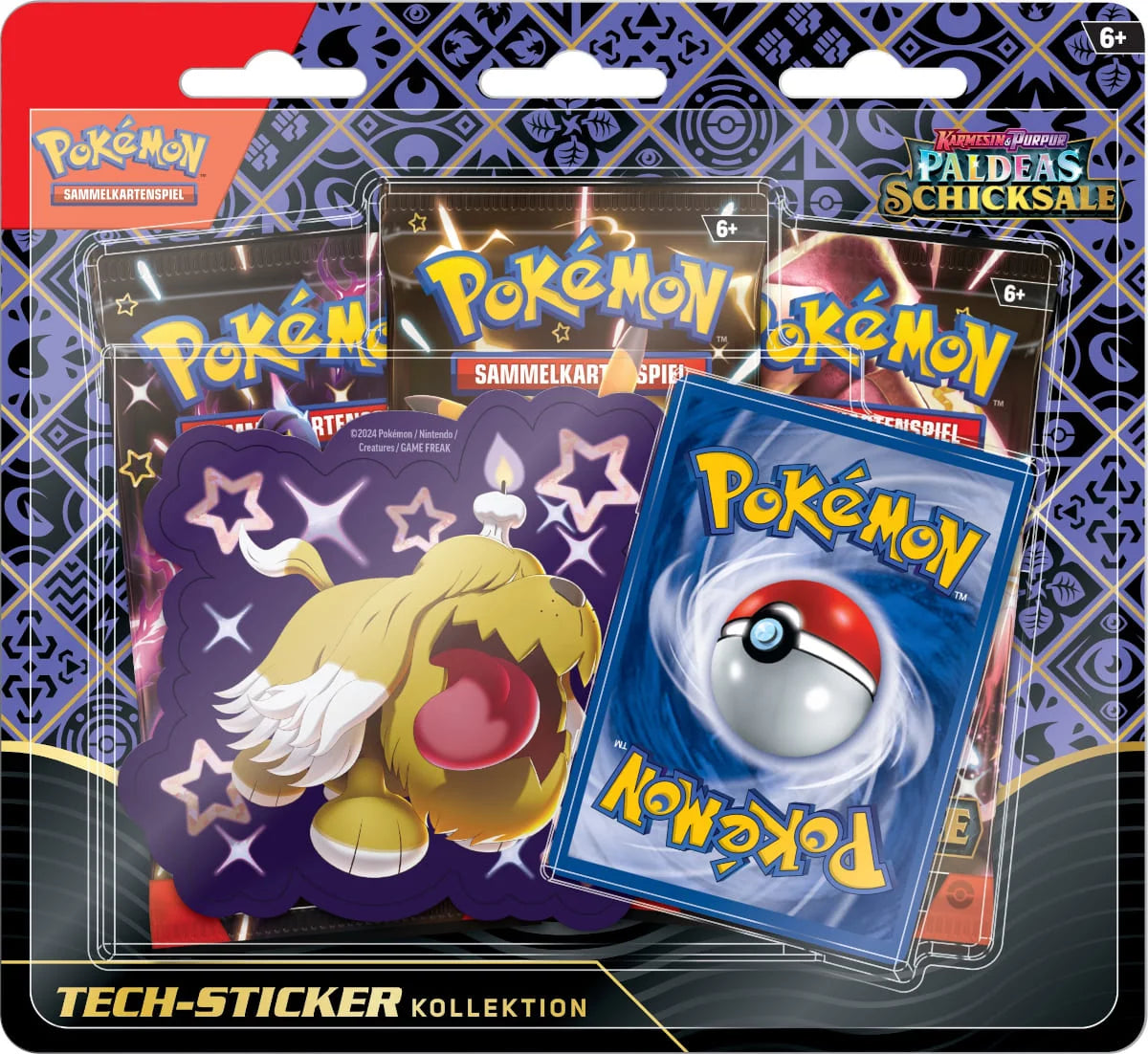 Pokémon Karmesin & Purpur Paldeas Schicksale - Tech-Sticker-Kollektion Schillerndes Gruff - DE