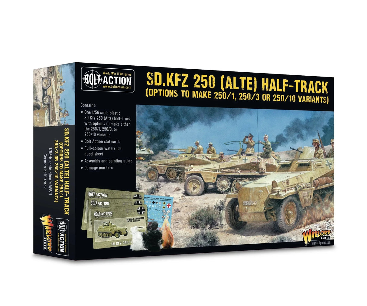 Sd.Kfz 250 (Alte) Half-Track (Options to make 250/1, 250/3 or 250/10 Variants)