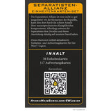 Star Wars: Legion – Separatisten-Allianz Einheitenkarten-Set
