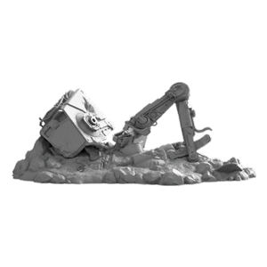 Zerstörter AT-ST