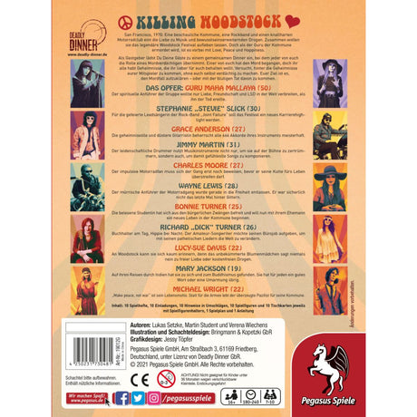 Deadly Dinner - Killing Woodstock